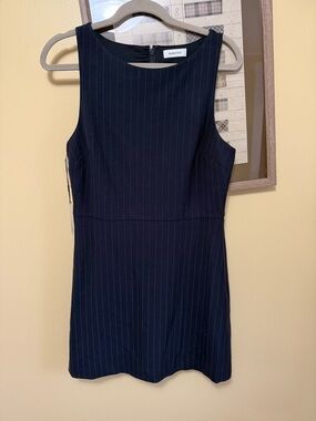 Aritzia Babaton Navy dress